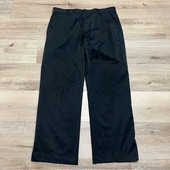 Nike Dri Fit Tech Golf Pants Mens 34x30 Black 319685-012 Polyester Spandex - Picture 1 of 10